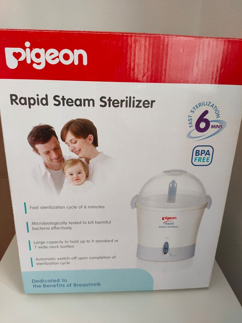 Pigeon rapid steam sterilizer Babies Kids Nursing Feeding