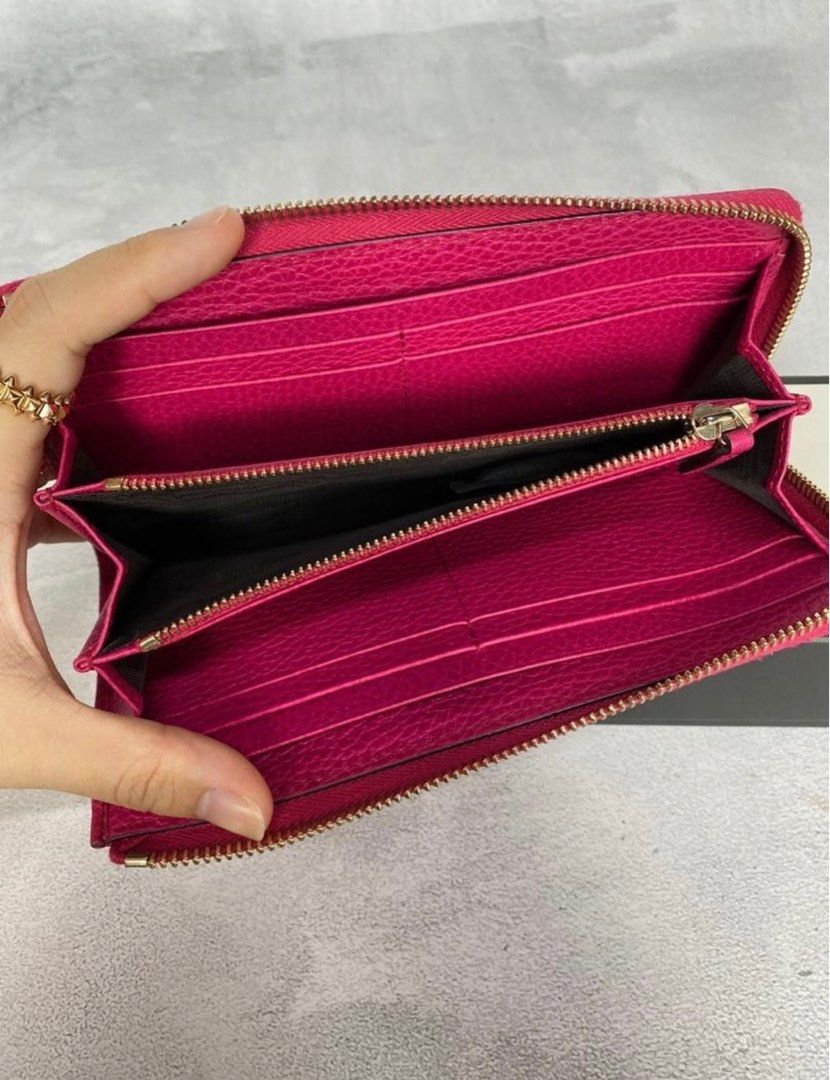 Pink Gucci Long Wallet Women s Fashion Bags Wallets Purses