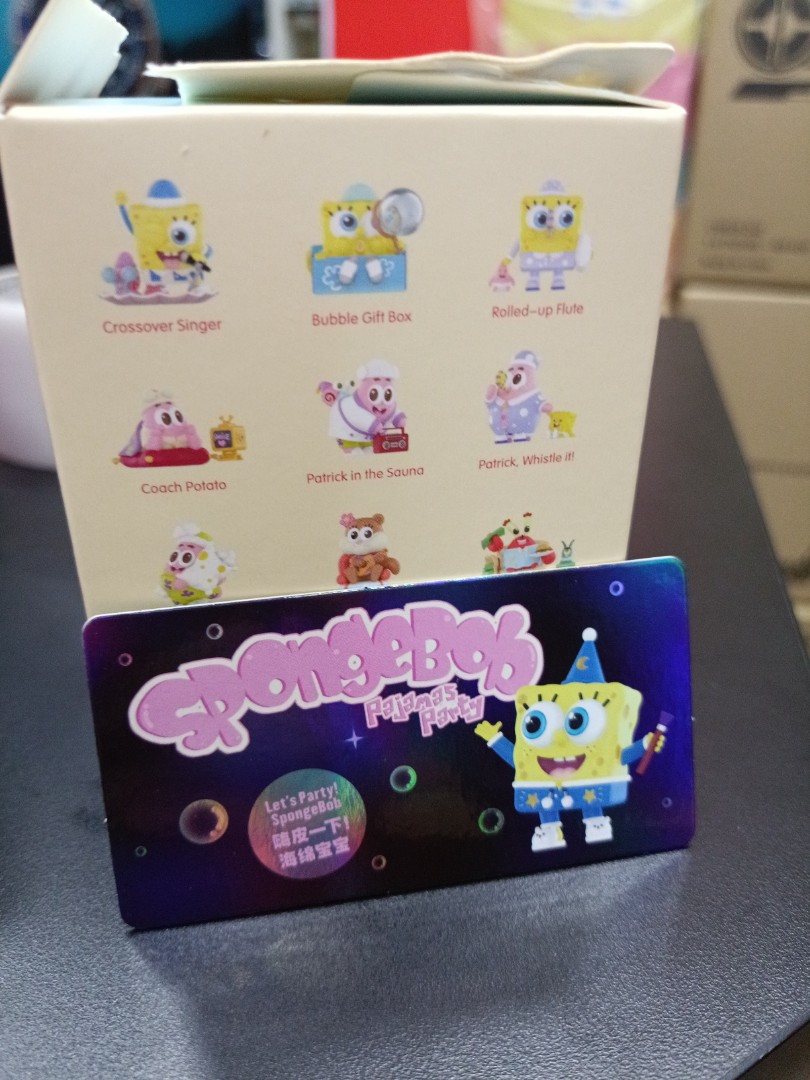 POP MART 海綿寶寶spongebob pajamas party 睡衣派對隱藏版, 興趣及