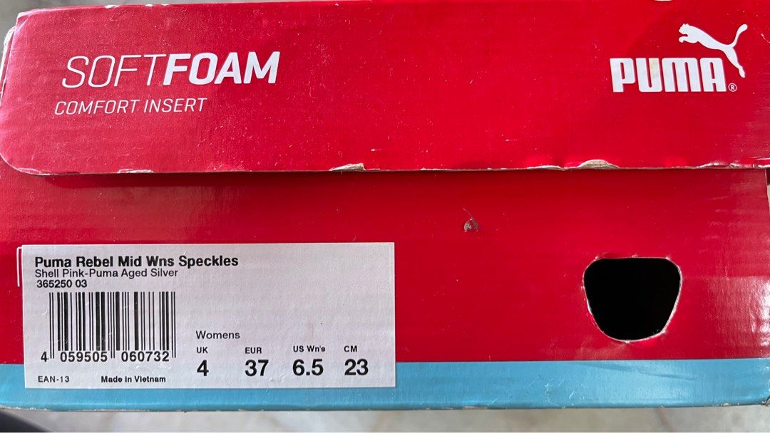 Puma rebel mid wns speckles online