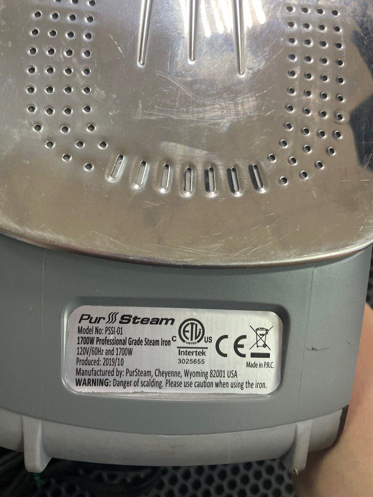PurSteam Stainless Grade Steam Iron on Carousell