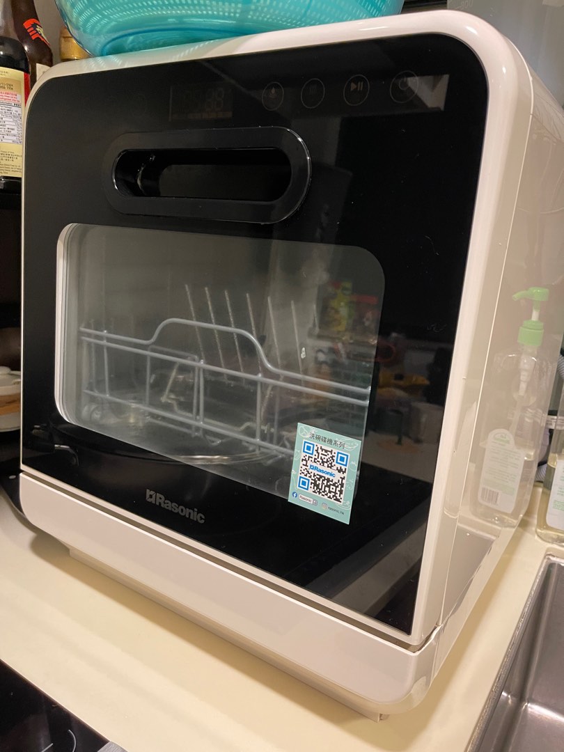 Rasonic 樂信 RDWJ6W 座檯式免安裝 洗碗碟機 白色 香港行貨, 傢俬＆家居, 廚具和餐具, 其他廚具和餐具 Carousell