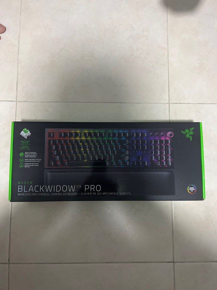 Razer Black widow v3 pro, Computers & Tech, Parts & Accessories ...