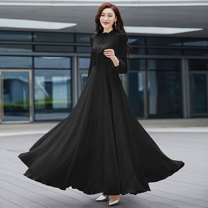 Plain top maxi dress