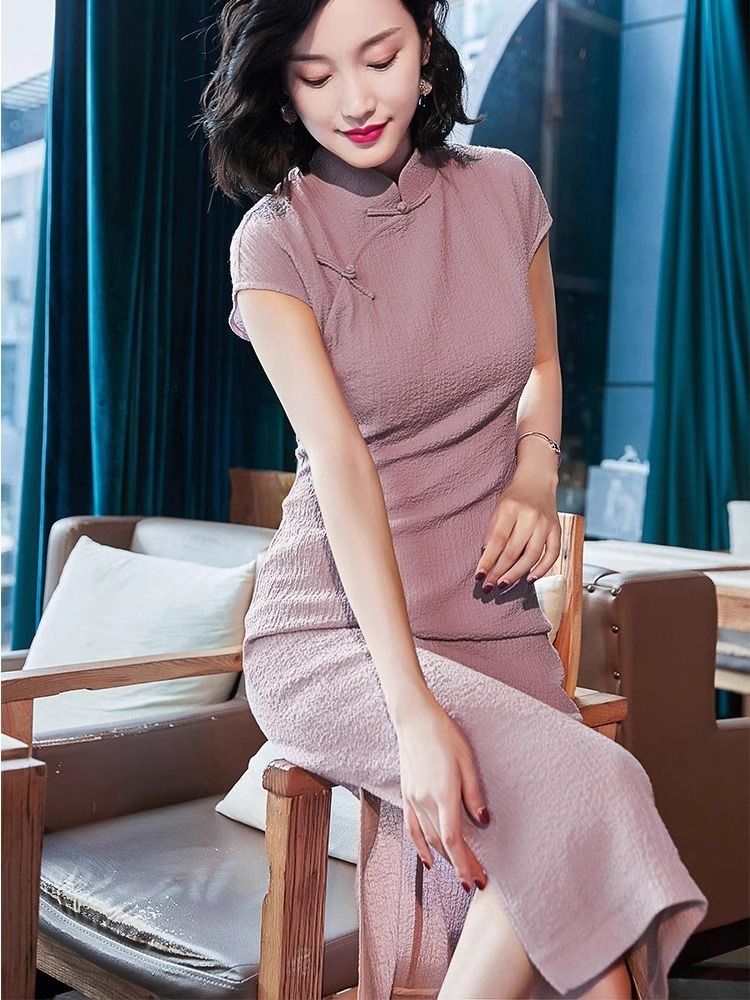 READY STOCK Women Traditional Plus Size Plain Color Chinese New