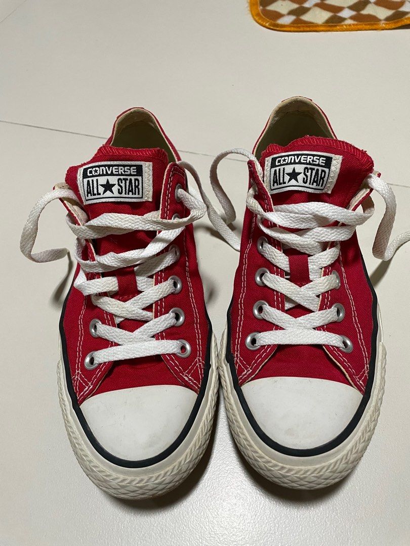 Red Classic Converse Shoes