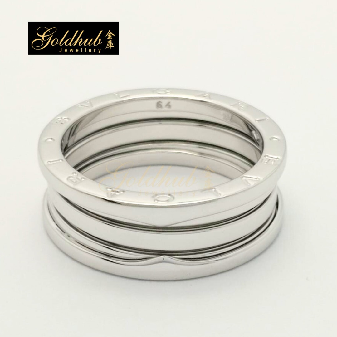 Bvlgari white cheap gold ring