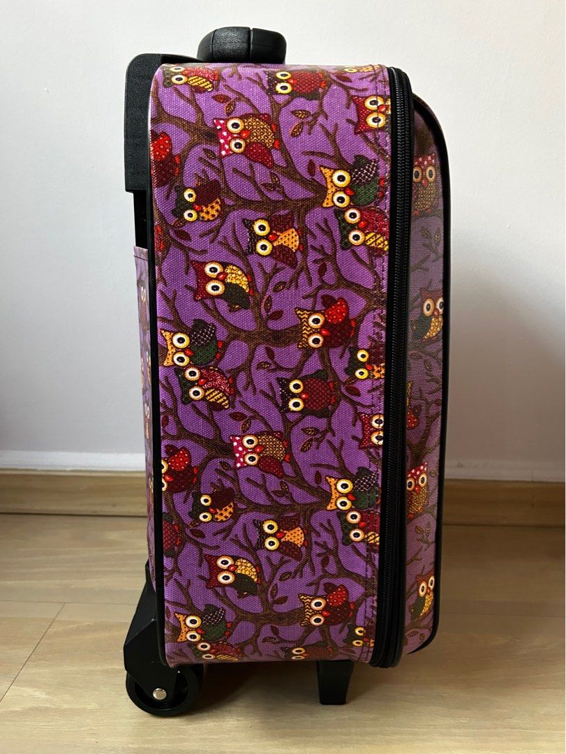 romar polo luggage bag owl design