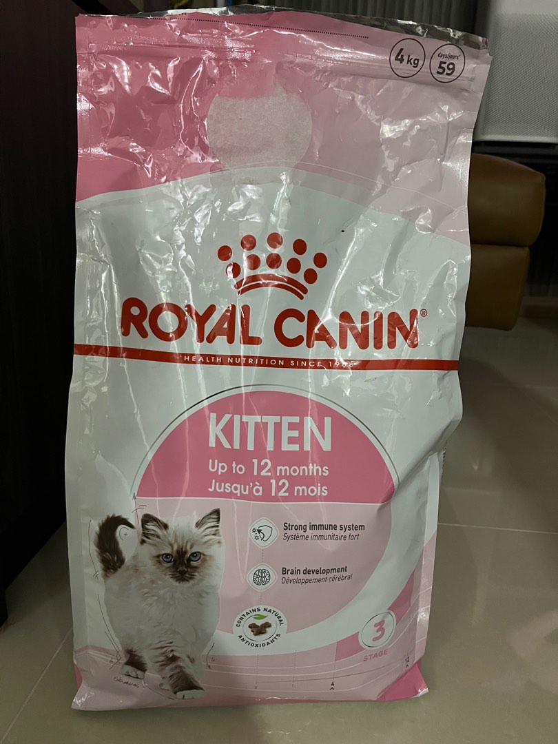 Royal Canin Kitten Kibbles, Pet Supplies, Pet Food on Carousell