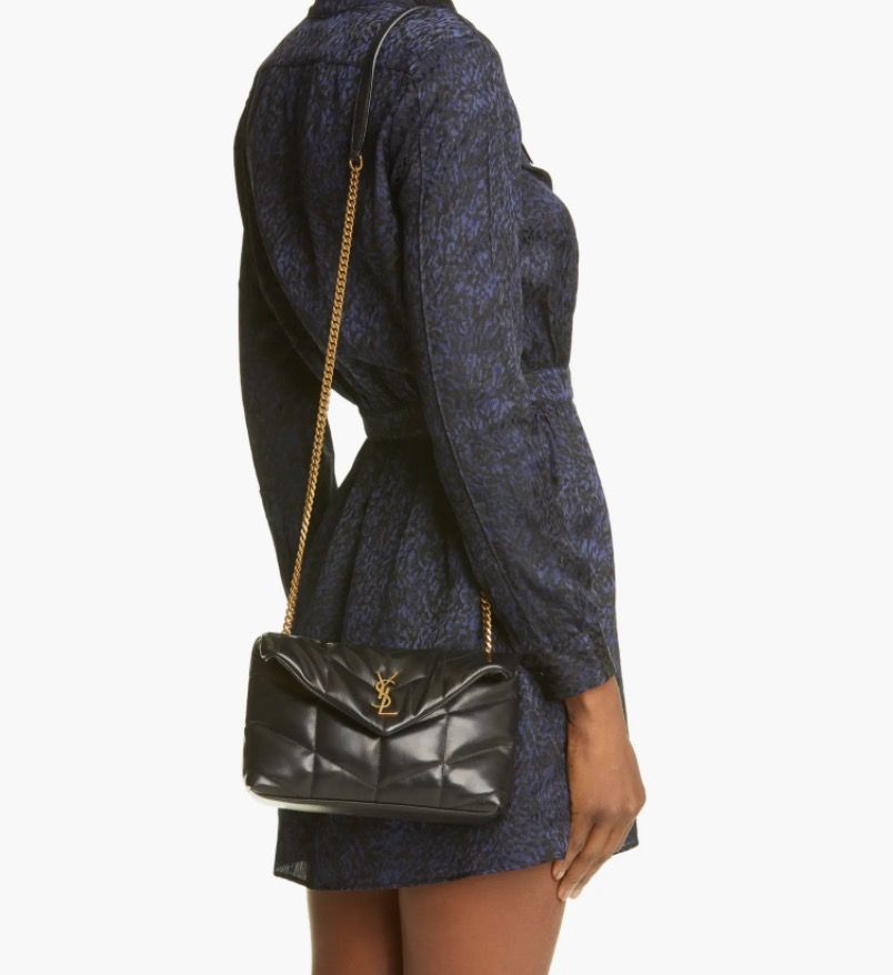 Quilted ysl bag sale
