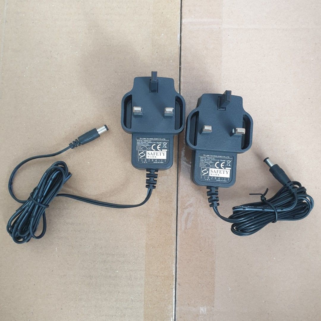 Set of 2 TP Link Power Adaptor Power Supply T090085 2D1 Used Condition