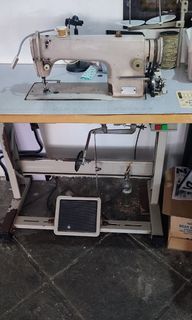 Sewing and edging machine