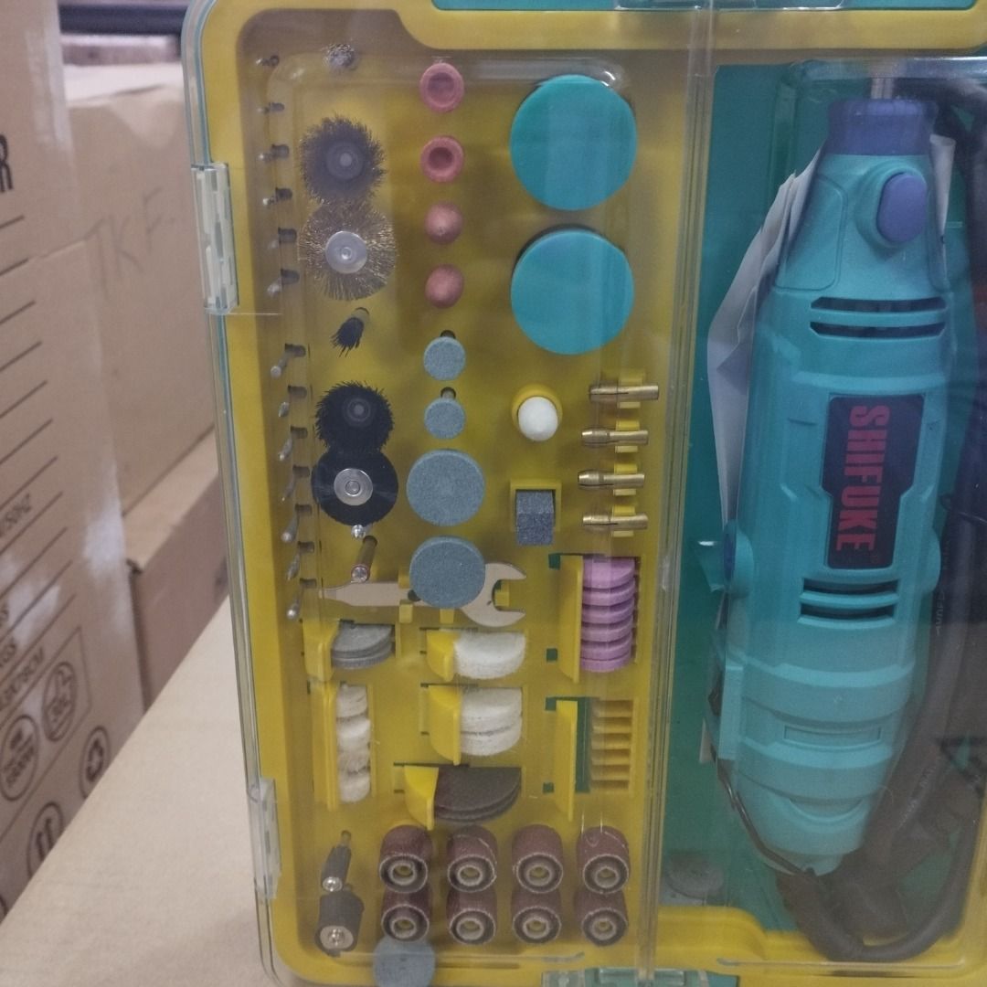 Shifuke Mini Electric Die Grinder With Accessories, Furniture & Home Living, Home Improvement