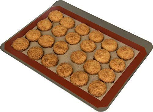 Silpat Perfect Macaron Non-Stick Silicone Baking Mat, 11-5/8 x 16-1/2,  Orange