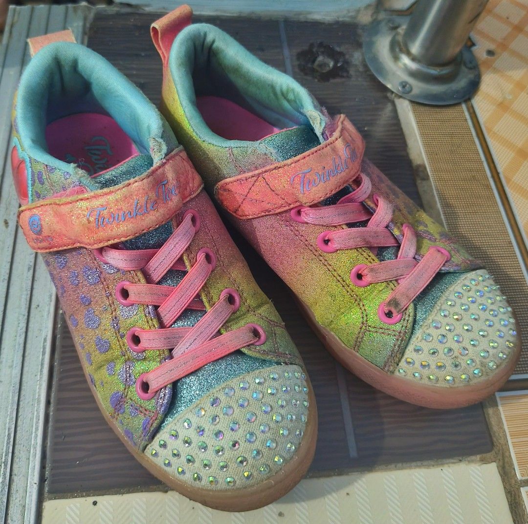 Skechers kids' sparkle lite-magical rainbows sneaker online