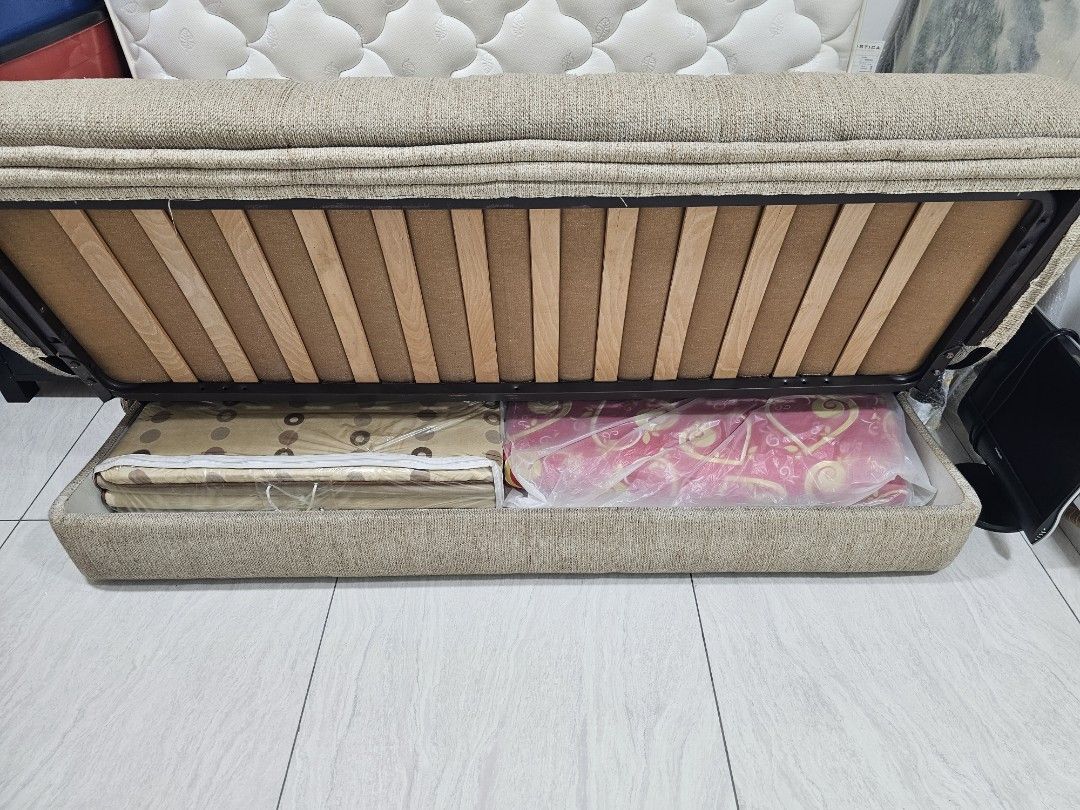 Sofa Bed with big storage (Johor Bahru), Furniture & Home Living