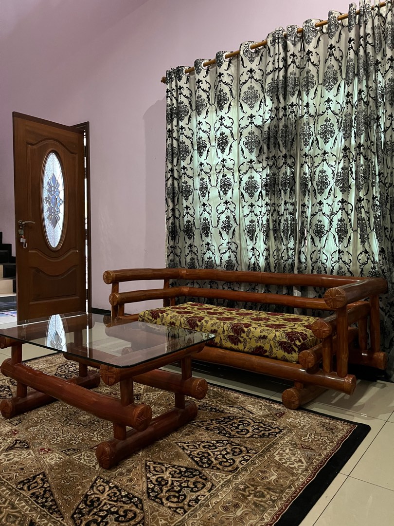 Sofa buluh, Furniture & Home Living, Furniture, Sofas on Carousell