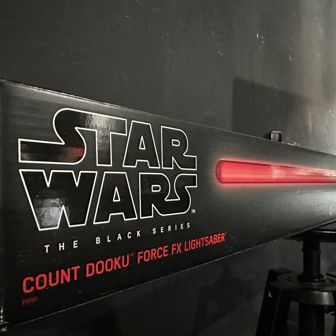 the black series count dooku force fx lightsaber