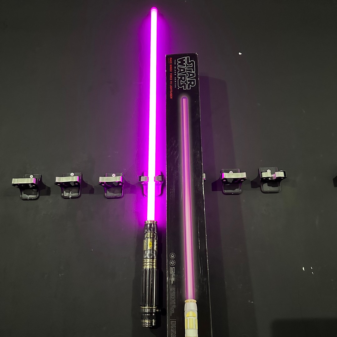 Force fx lightsaber black series mace 2025 windu