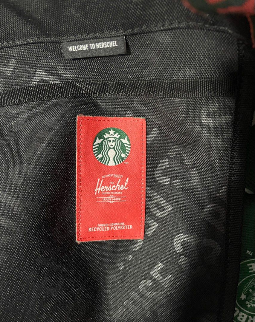 Starbucks x Herschel Tote Bag, Women's Fashion, Bags & Wallets, Tote