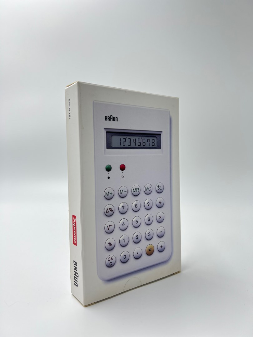 Supreme Braun ET66 Calculator 計數機, 興趣及遊戲, 玩具& 遊戲