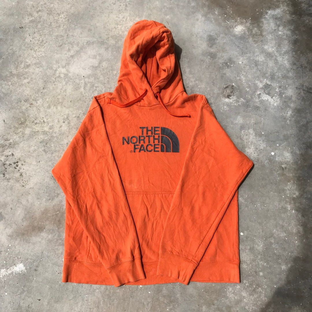 Orange north face hoodie online