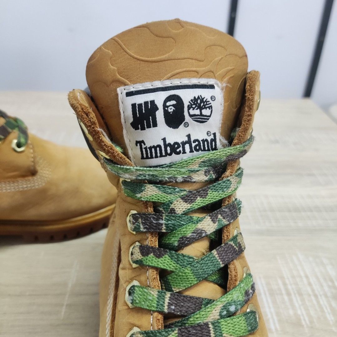 Timberland bape undefeated price store