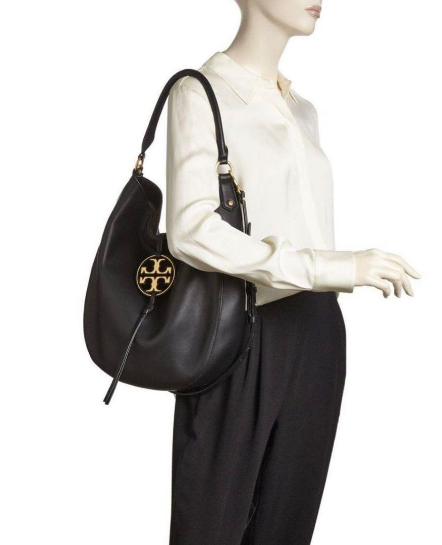 Tory burch miller sales metal slouchy hobo