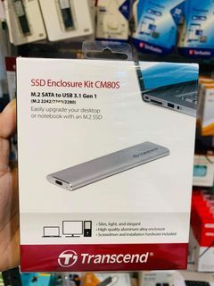 ✅Transcend SSD Enclosure Kit M.2 SATA to USB 3.1 (M.2 224222602280) CM80S