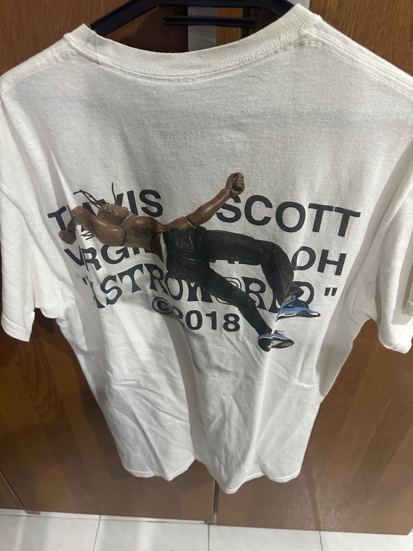 Travis scott virgil abloh t shirt hot sale