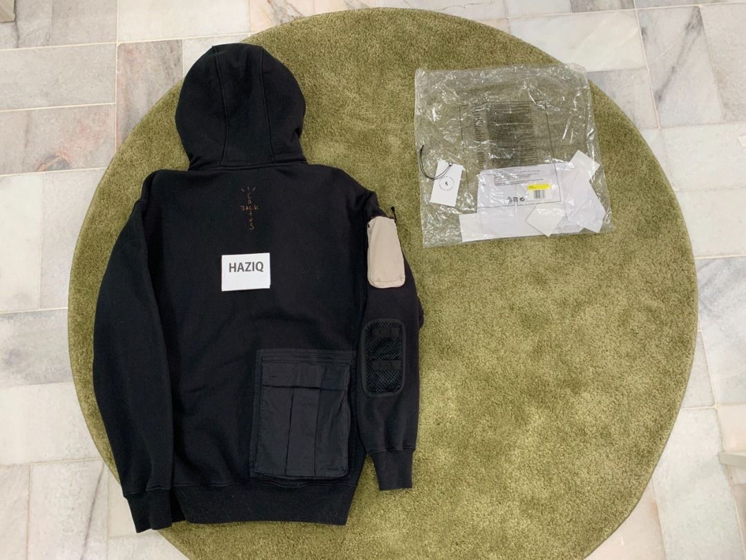 Travis Scott x Nike NRG AG Utility Hoodie Black, Men's Fashion, Tops ...