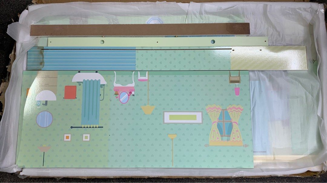 Vintage Camper Sewing Machine Cover Panel