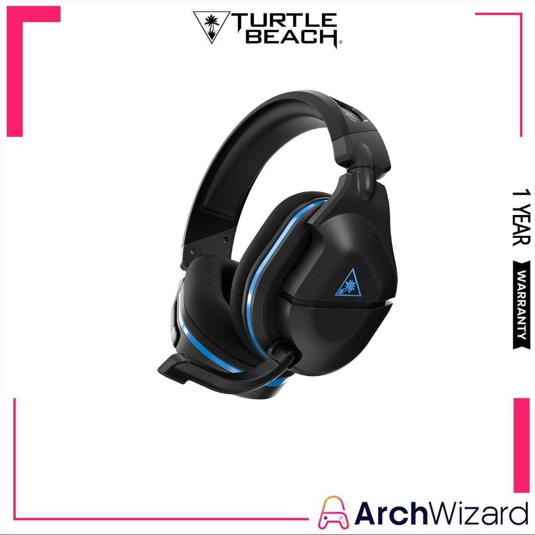 Turtle Beach Stealth 600 Headset Black White For Playstation Gaming Headset Headphone Music Accessory ArchWizard