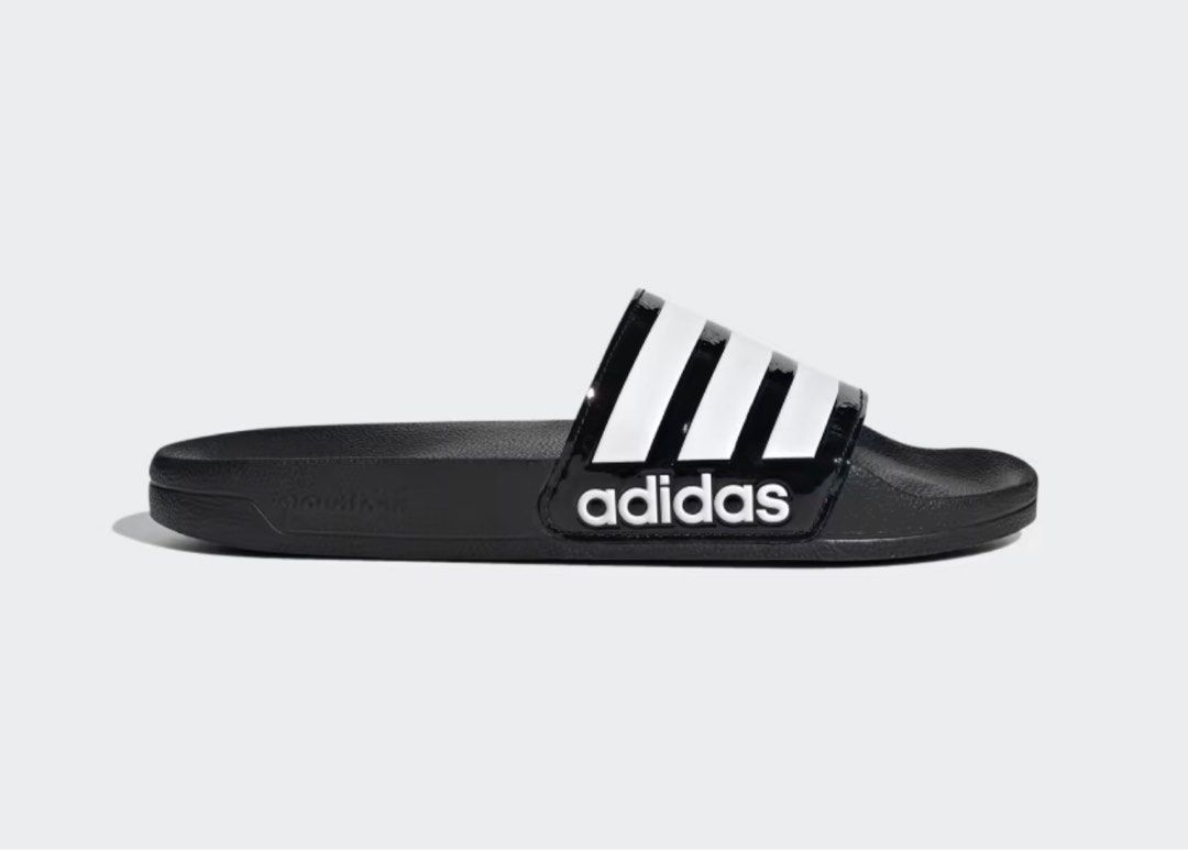 UK 4/5/6/7/8) Adidas Adilette Classic Black White Stripes Cloudfoam Slides  Slippers Flip Flops Sliders Slip Ons, Women's Fashion, Footwear, Flipflops  and Slides on Carousell