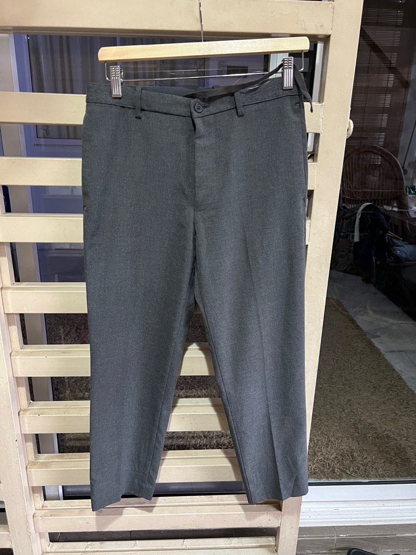 Uniqlo Formal Ankle Pants, Men's Fashion, Bottoms, Trousers on Carousell