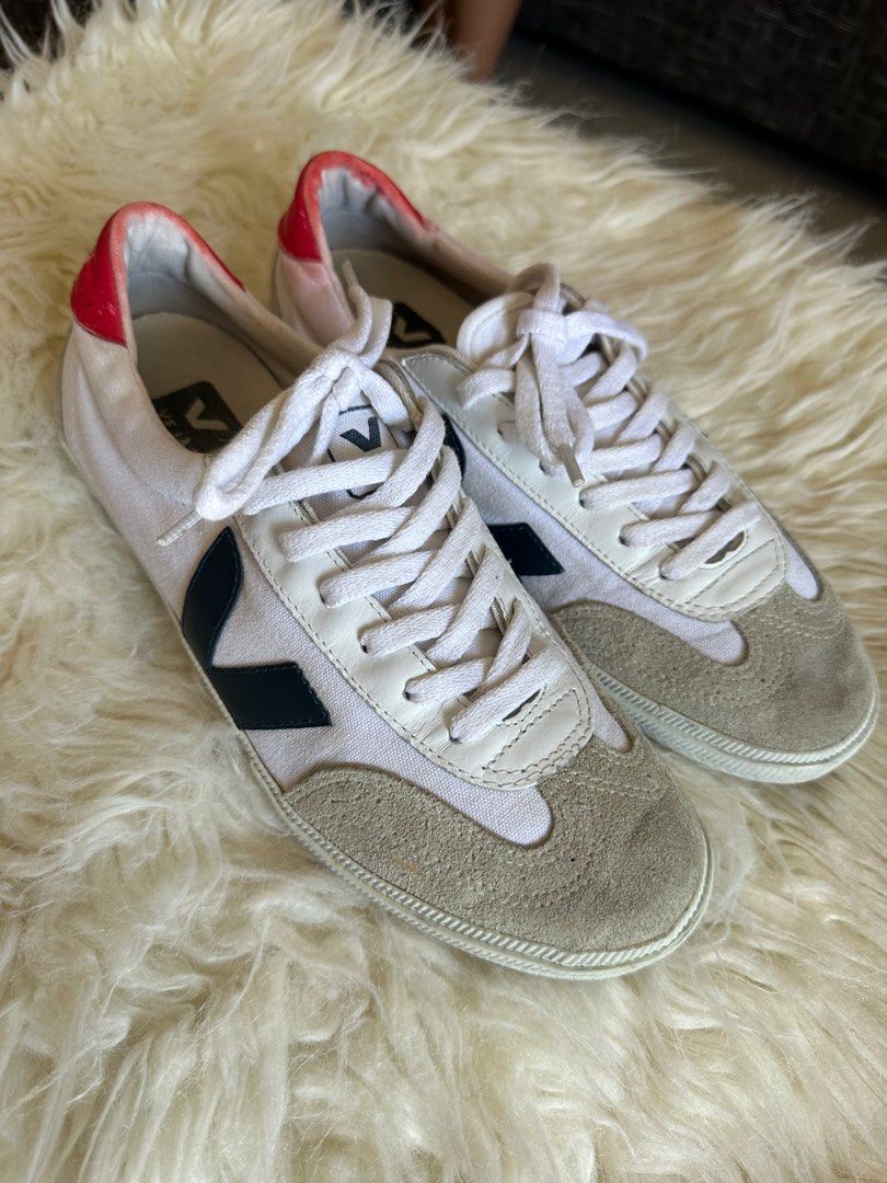 Veja volley canvas discount sneaker in nautico pekin