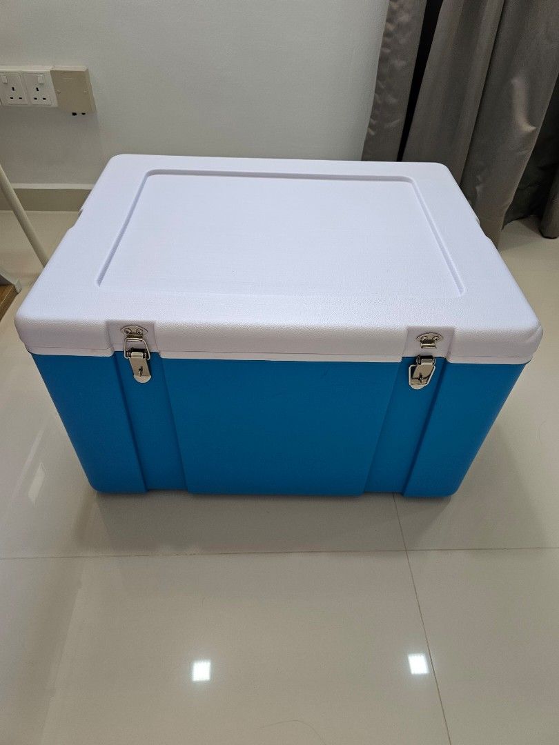 Very big cooler box for keeping food cold or transportation of hot and