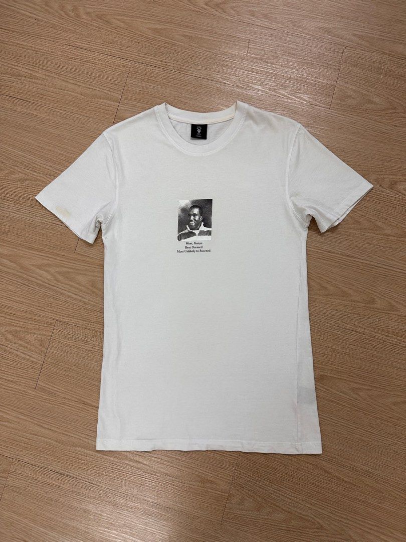 kanye west best dressed most unlikely to succeed shirt Very Rare And Beautiful Kanye West Center Class Photo Tee, Men's Fashion,  Tops & Sets, Tshirts & Polo Shirts on Carousell