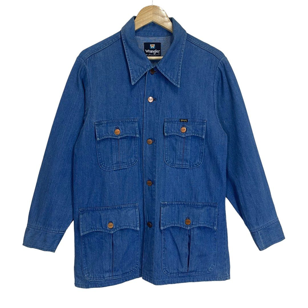 Jaket denim deals wrangler