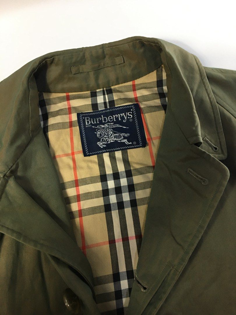 Vintage Burberry Coat on Carousell