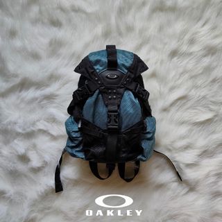 VINTAGE CLASSIC OAKLEY® "ICON" MINI BACKPACK | Teal Blue  Black