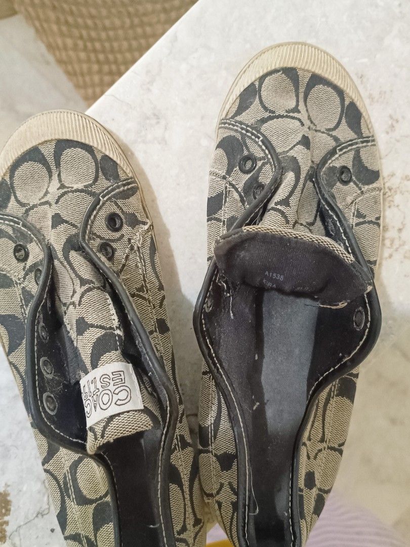 Vintage coach shoes top