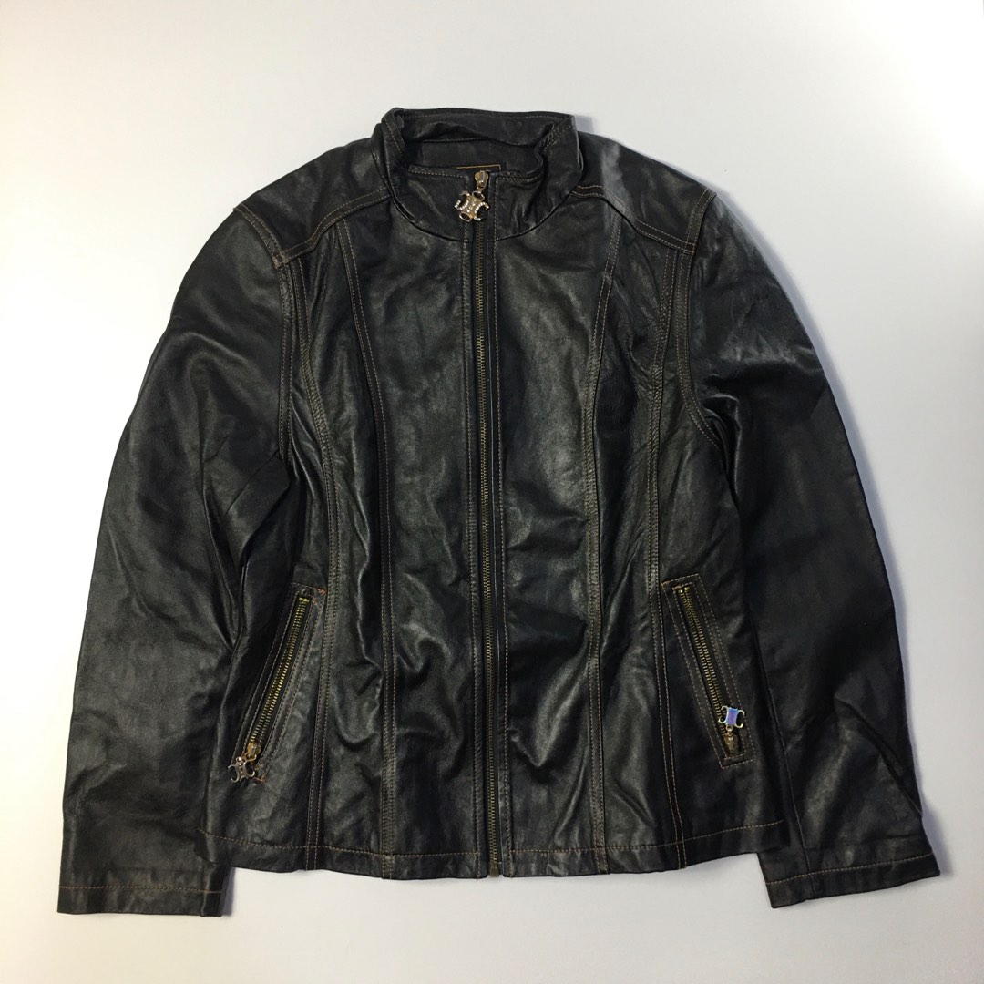 Coogi 2024 leather jacket