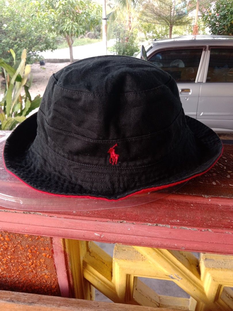 Vintage polo sale bucket hat