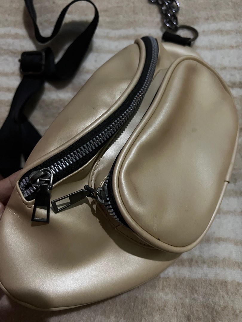 Waist bag gold premium on Carousell