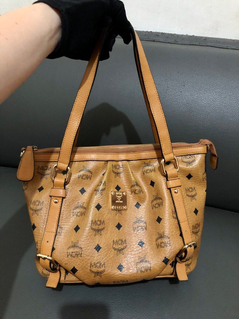 Original MCM cognac preloved