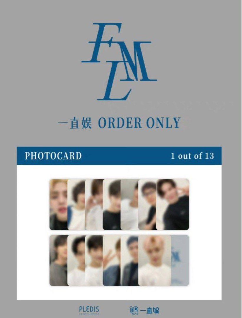 WTS Seventeen FML YZY Fansign D, Hobbies & Toys, Memorabilia