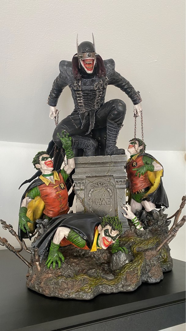 XM BATMAN WHO LAUGHS (DARK METAL), Hobbies & Toys, Toys & Games on