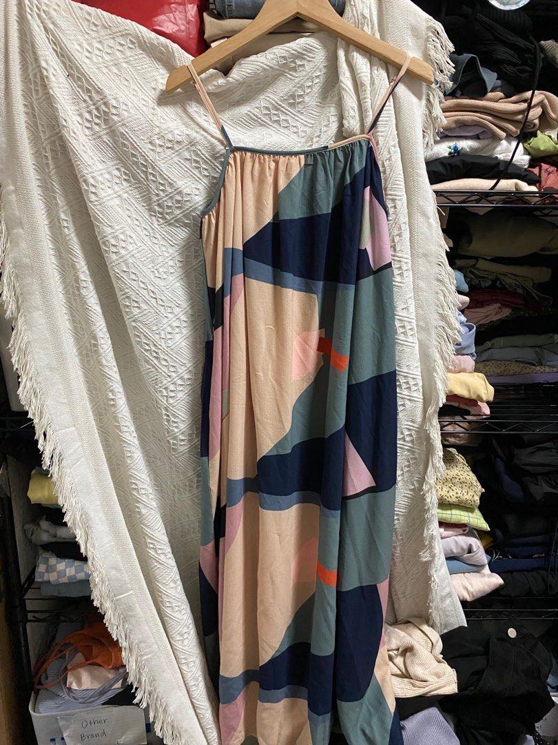 Rainbow gate discount printed maxi dress