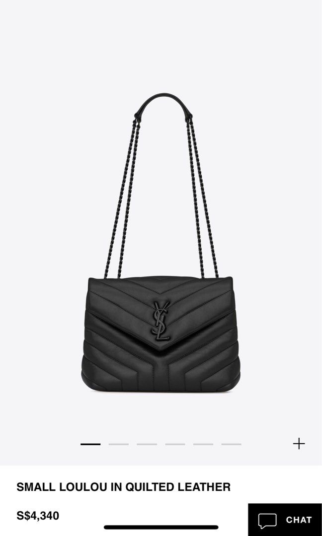 YSL LOULOU SMALL BAG IN MATELASSE Y LEATHER Women s Fashion Bags Wallets Shoulder Bags on Carousell